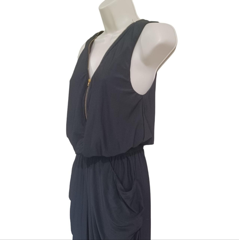 Forever21 Sexy Gild Zipper & Black Jumper Romper Size S - Picture 7 of 12